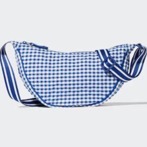 Uniqlo Round Mini Shoulder Bag | Gingham  NWT
